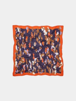 Lenço de seda estampado|LION OF PORCHES Flash Sale