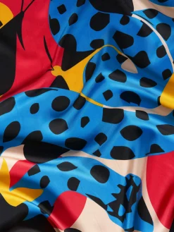 Lenço estampado com padrão animal|LION OF PORCHES Flash Sale