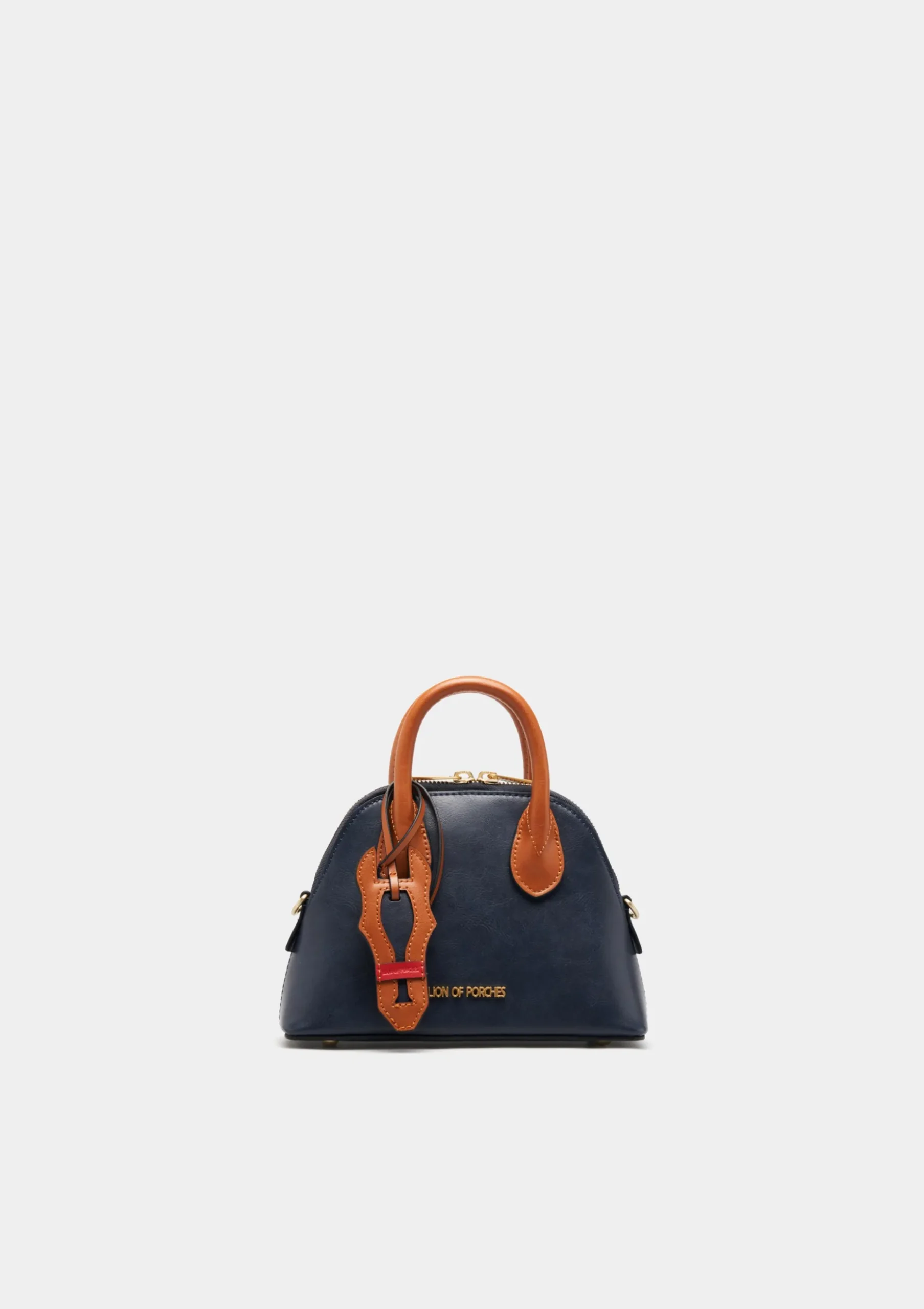 Mini mala de mão em dois tons|LION OF PORCHES Flash Sale