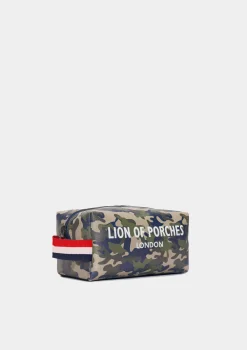Necessaire para homem em pele com padrão e fecho|LION OF PORCHES Cheap