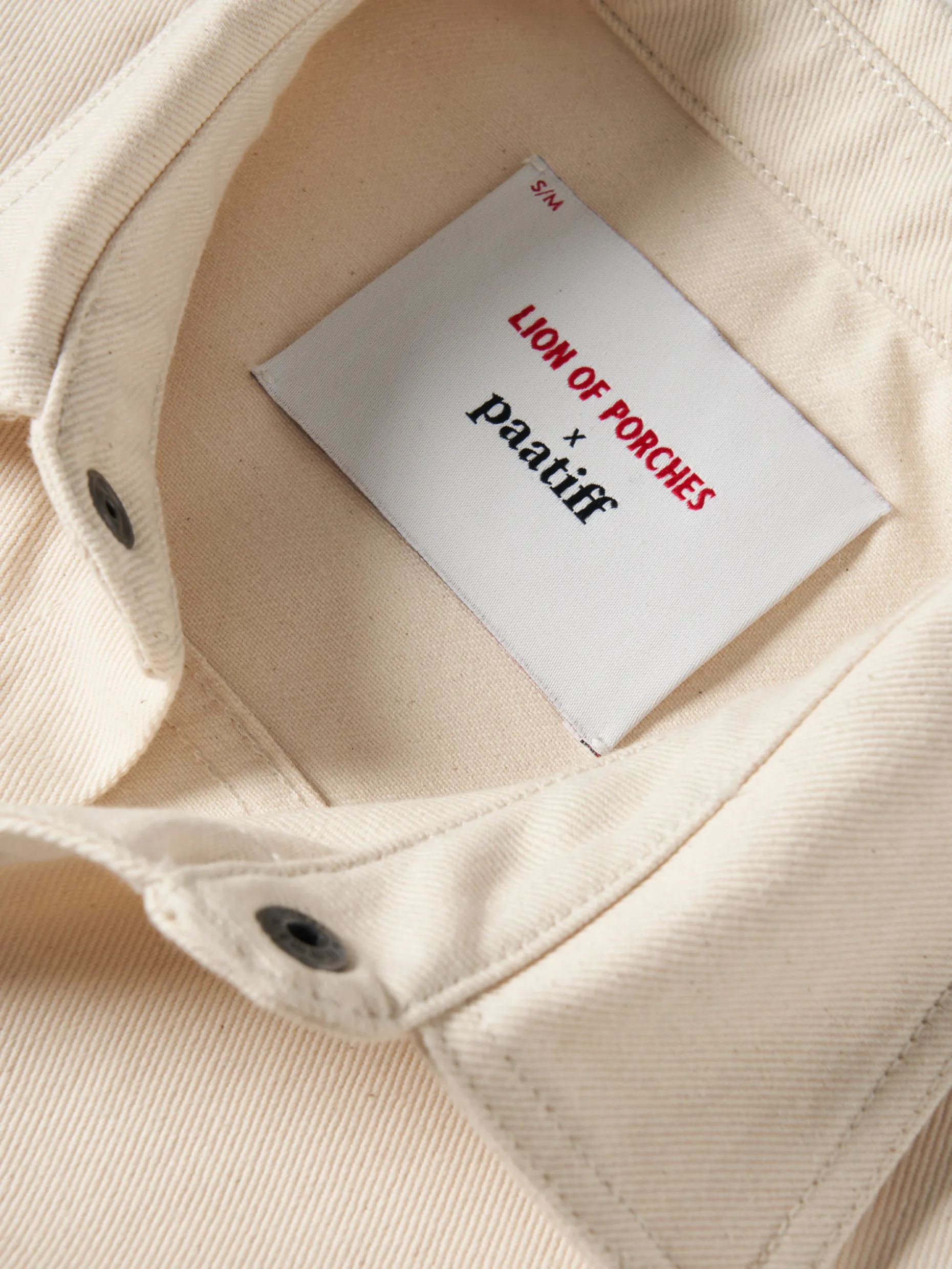 Overshirt denim x Paatiff|LION OF PORCHES Store