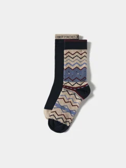Pack 2 pares de meias|LION OF PORCHES Discount