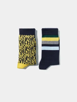 Pack de 2 pares de meias|LION OF PORCHES Online