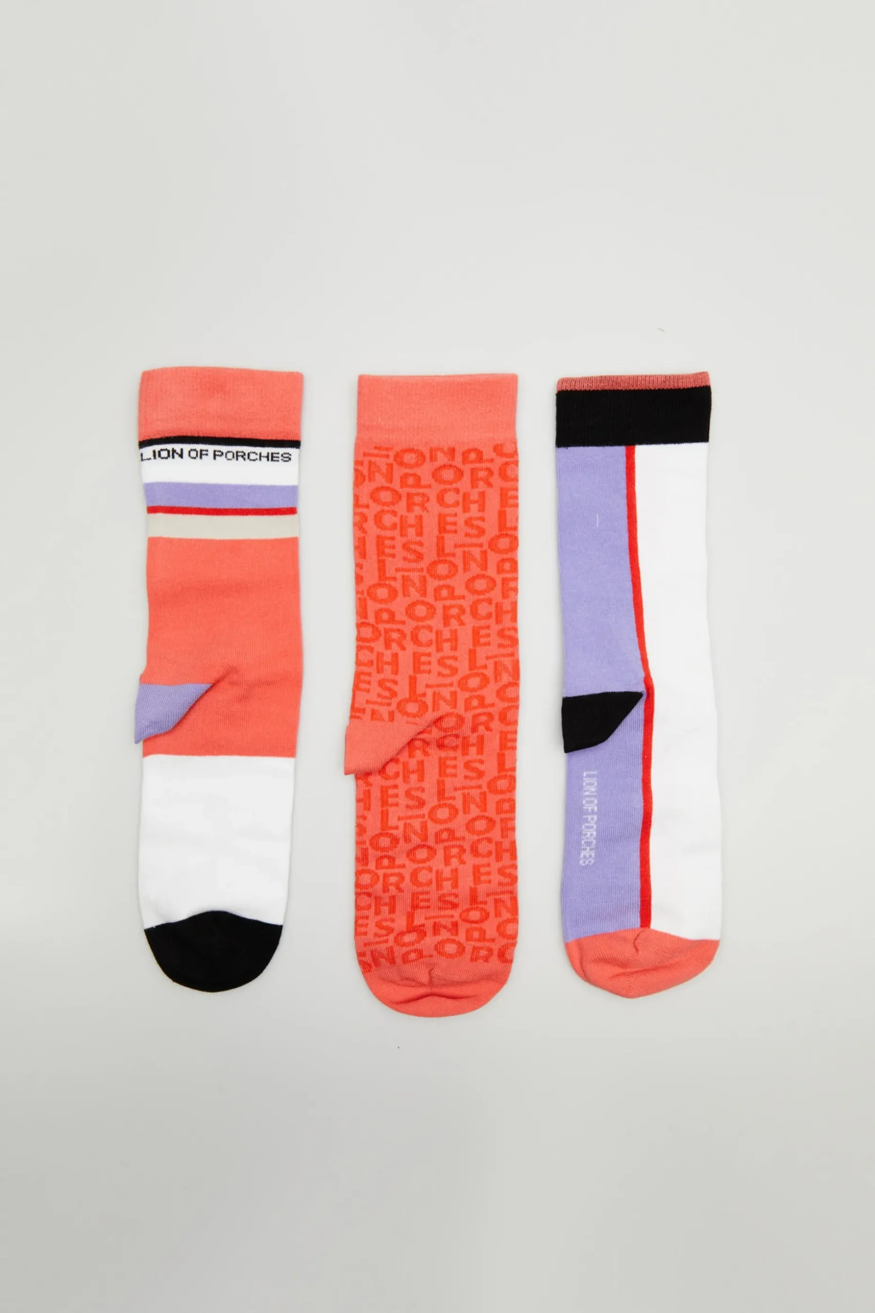Pack de meias coloridas|LION OF PORCHES Best Sale