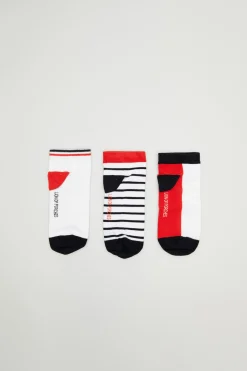 Pack de meias soquetes com padrões|LION OF PORCHES Clearance