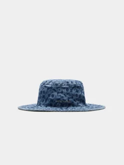 Panamá em denim com monograma|LION OF PORCHES Sale