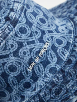 Panamá em denim com monograma|LION OF PORCHES Sale