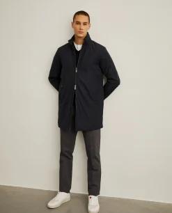 Parka acolchoada com capuz embutido|LION OF PORCHES Outlet