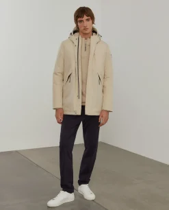 Parka acolchoada com capuz|LION OF PORCHES Outlet