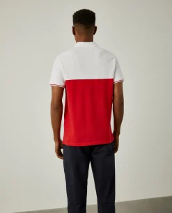 Polo bicolor slim fit|LION OF PORCHES New