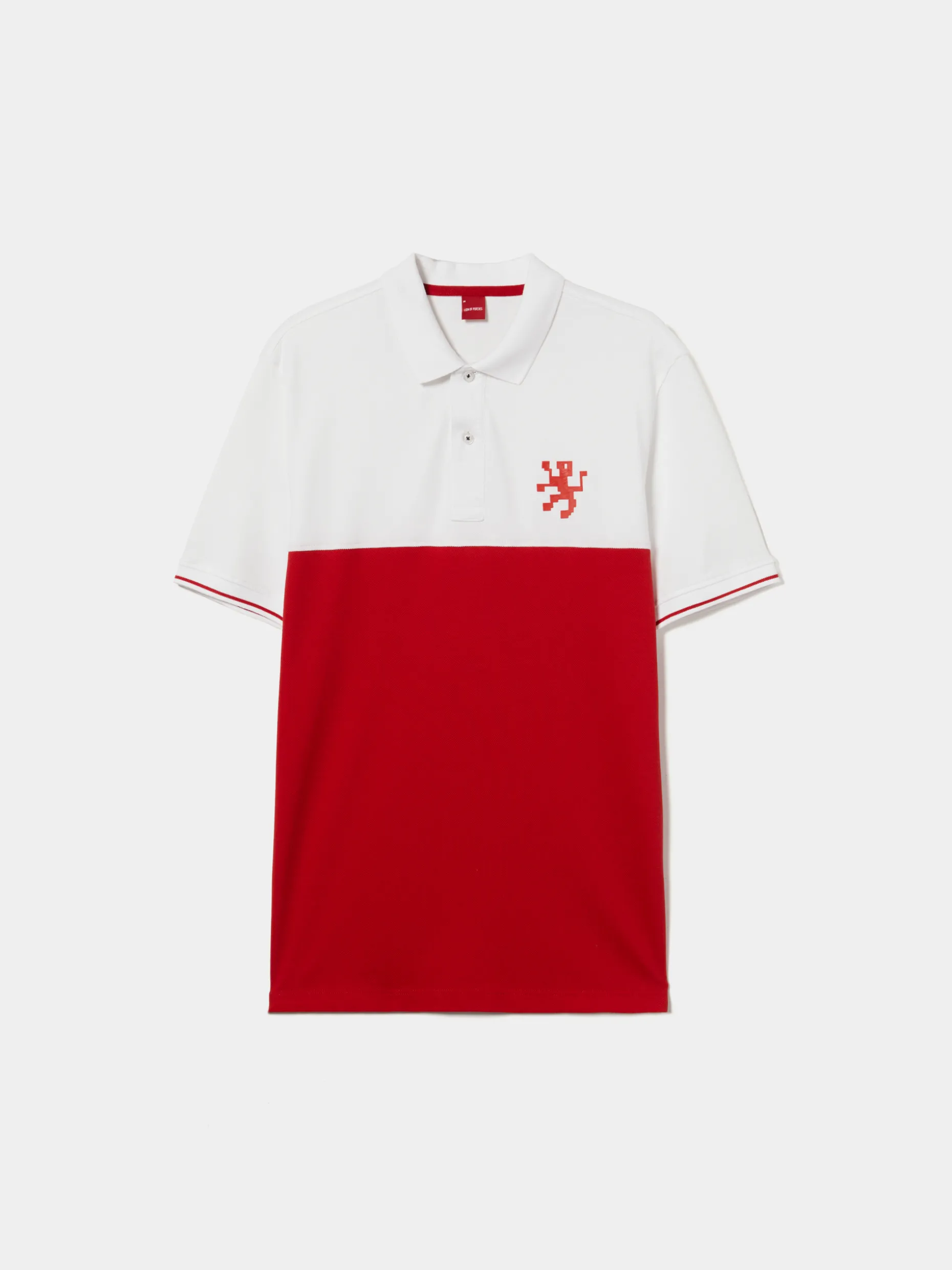Polo bicolor slim fit|LION OF PORCHES New