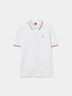Polo camisa em algodão com riscas|LION OF PORCHES Flash Sale