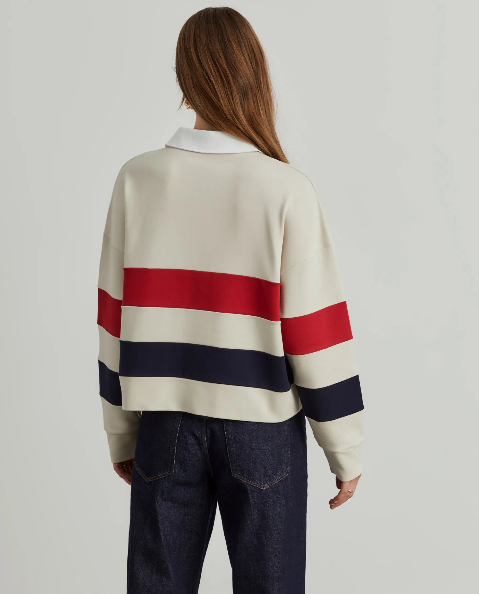 Polo manga comprida às riscas|LION OF PORCHES Best Sale