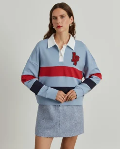 Polo manga comprida às riscas|LION OF PORCHES Outlet