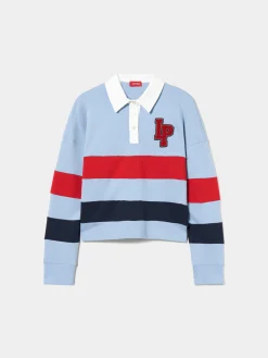 Polo manga comprida às riscas|LION OF PORCHES Outlet