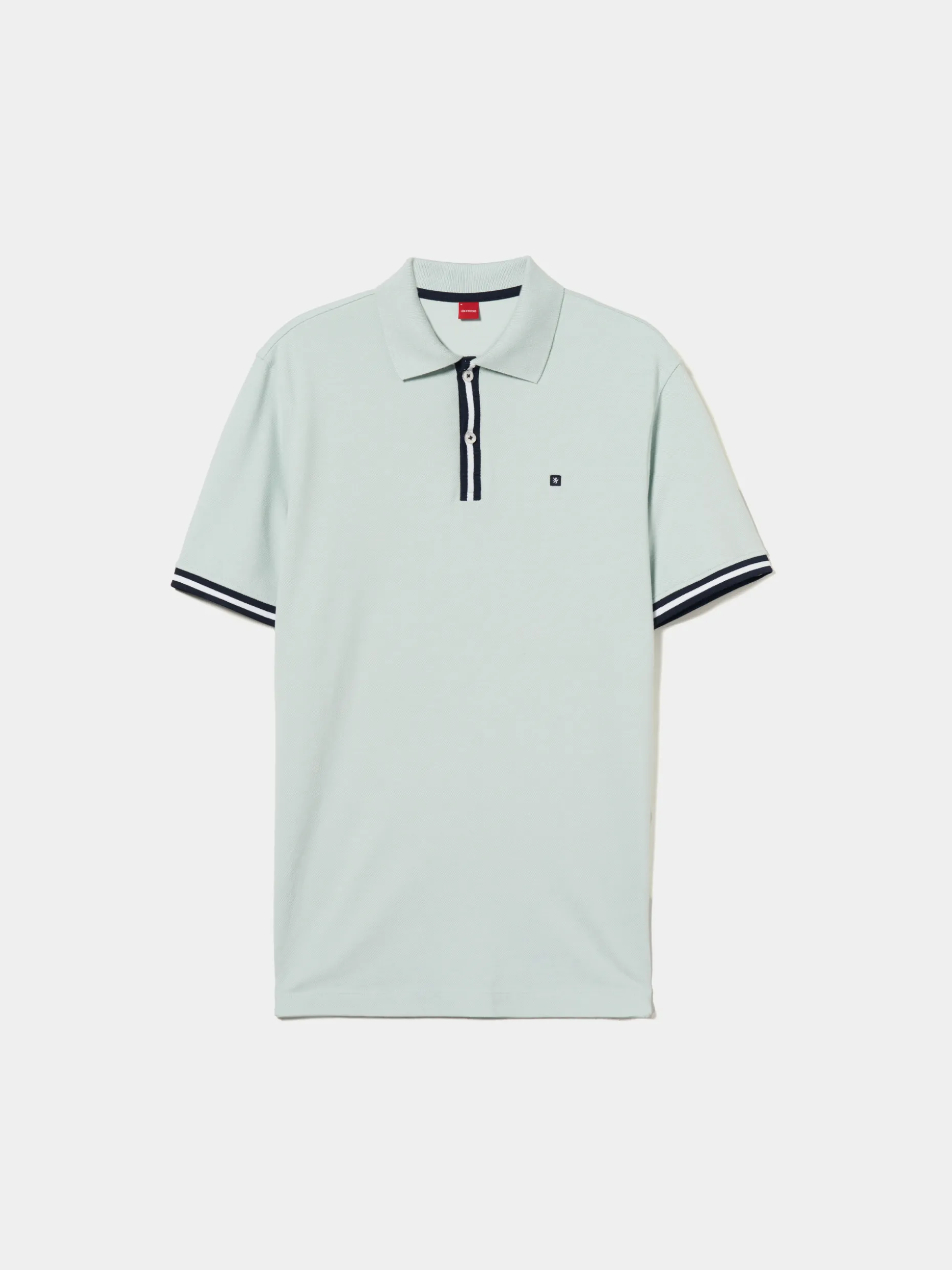 Polo manga curta em algodão com riscas|LION OF PORCHES Best Sale
