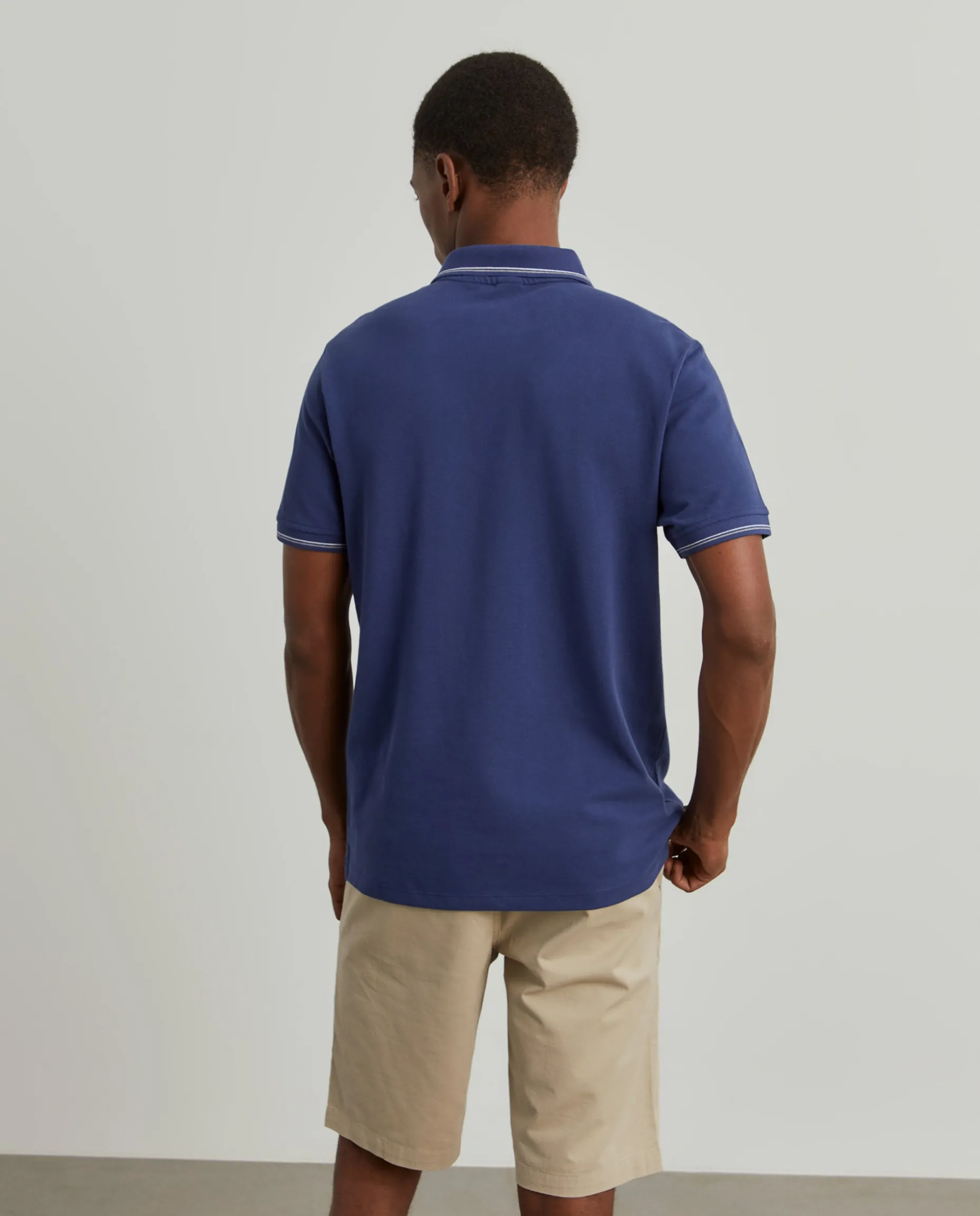 Polo piqué de algodão|LION OF PORCHES Outlet