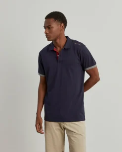 Polo piqué em algodão|LION OF PORCHES Hot