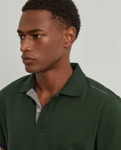 Polo piqué em algodão|LION OF PORCHES Best Sale