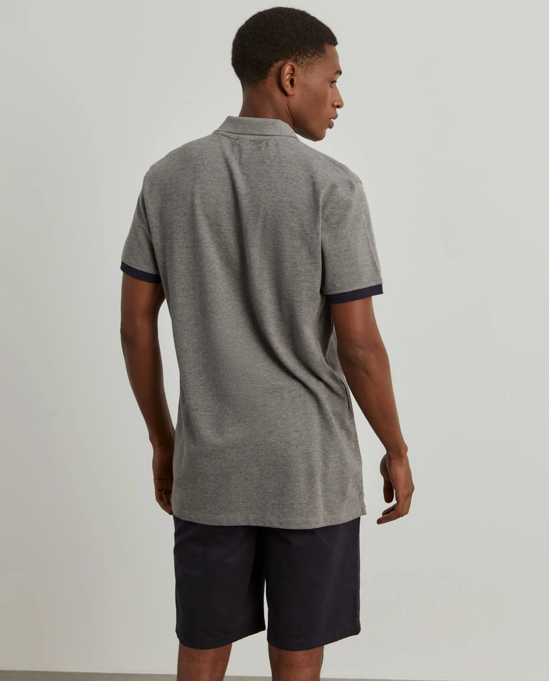 Polo piqué em algodão|LION OF PORCHES Flash Sale