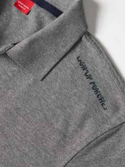 Polo piqué em algodão|LION OF PORCHES Flash Sale