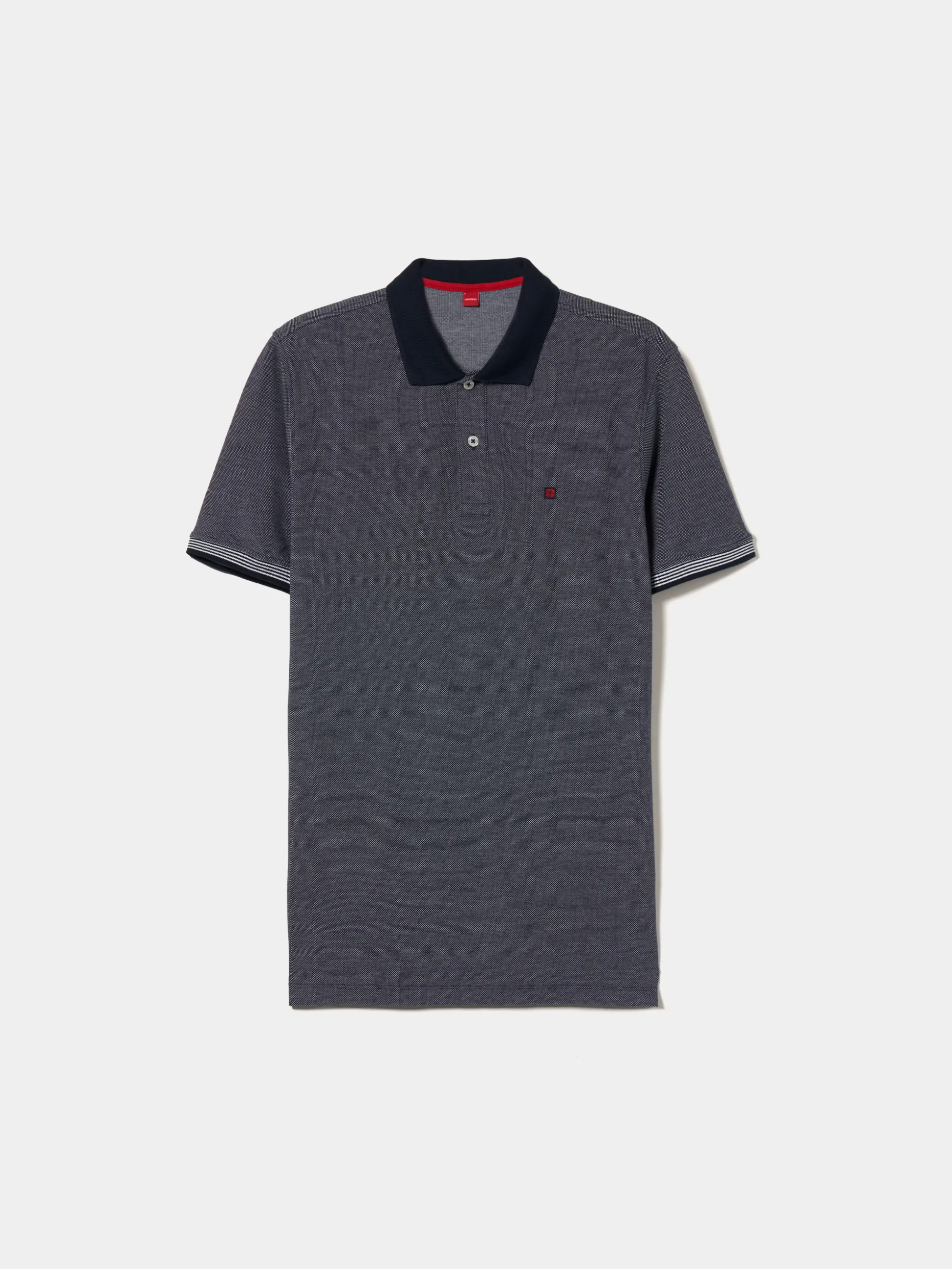 Polo piqué em malha bicolor|LION OF PORCHES Shop