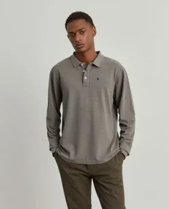 Polo piqué manga comprida|LION OF PORCHES Cheap