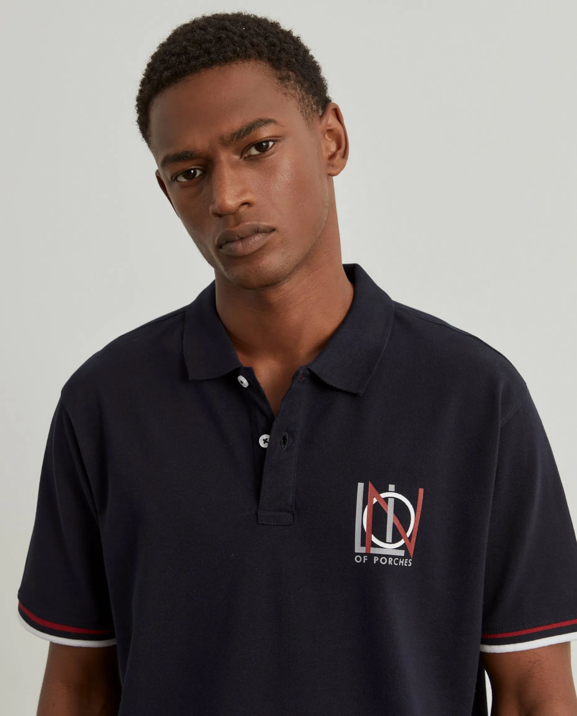 Polo piqué regular fit|LION OF PORCHES Flash Sale
