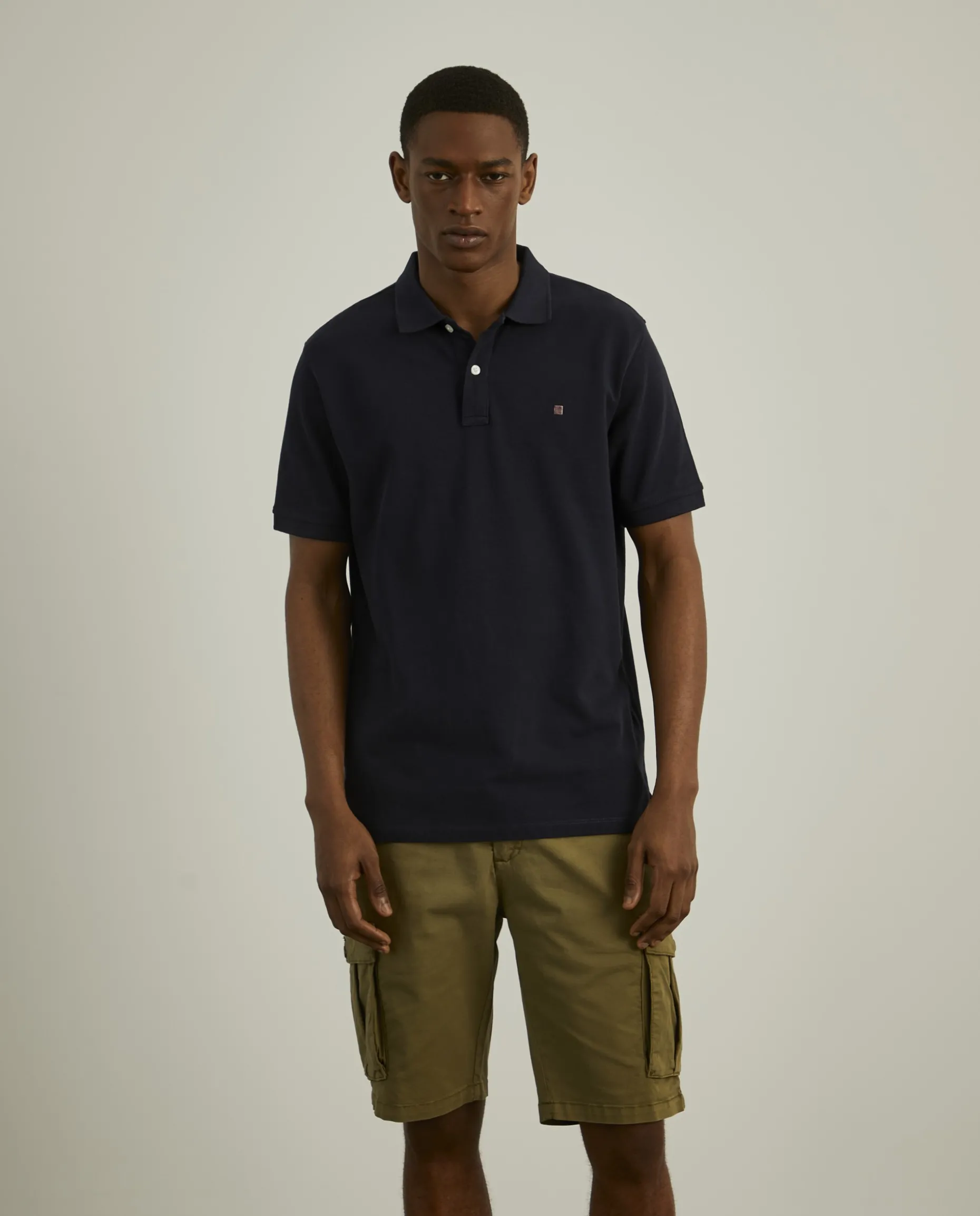 Polo piqué regular fit|LION OF PORCHES Flash Sale