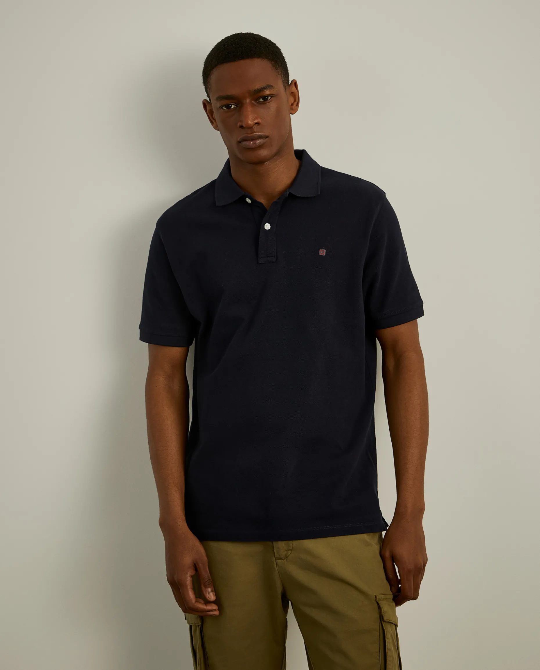 Polo piqué regular fit|LION OF PORCHES Flash Sale