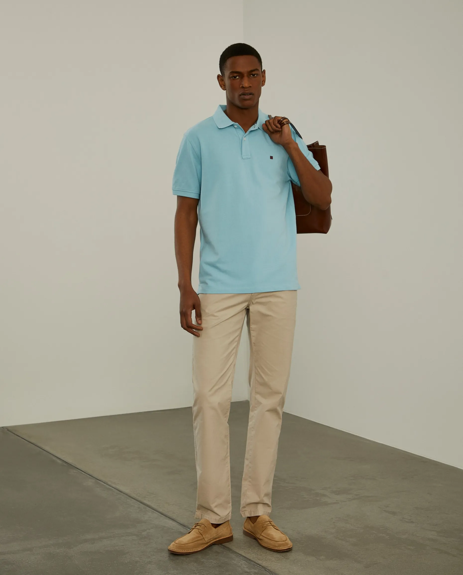Polo piqué regular fit|LION OF PORCHES Cheap