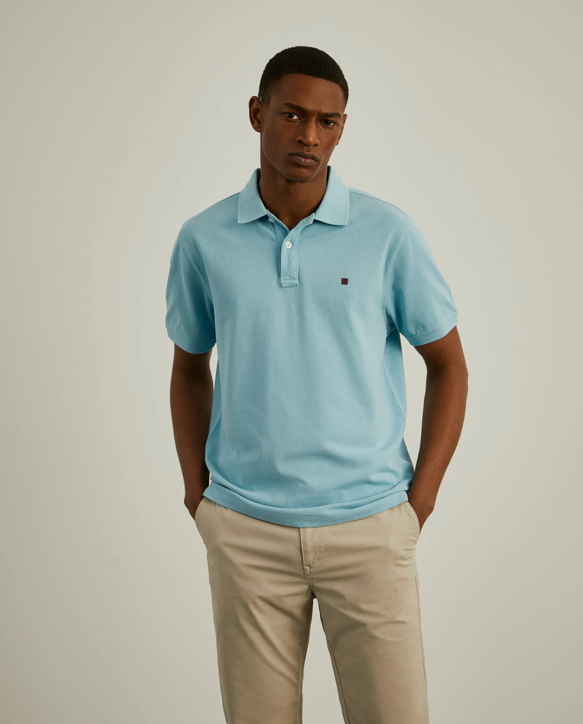 Polo piqué regular fit|LION OF PORCHES Cheap