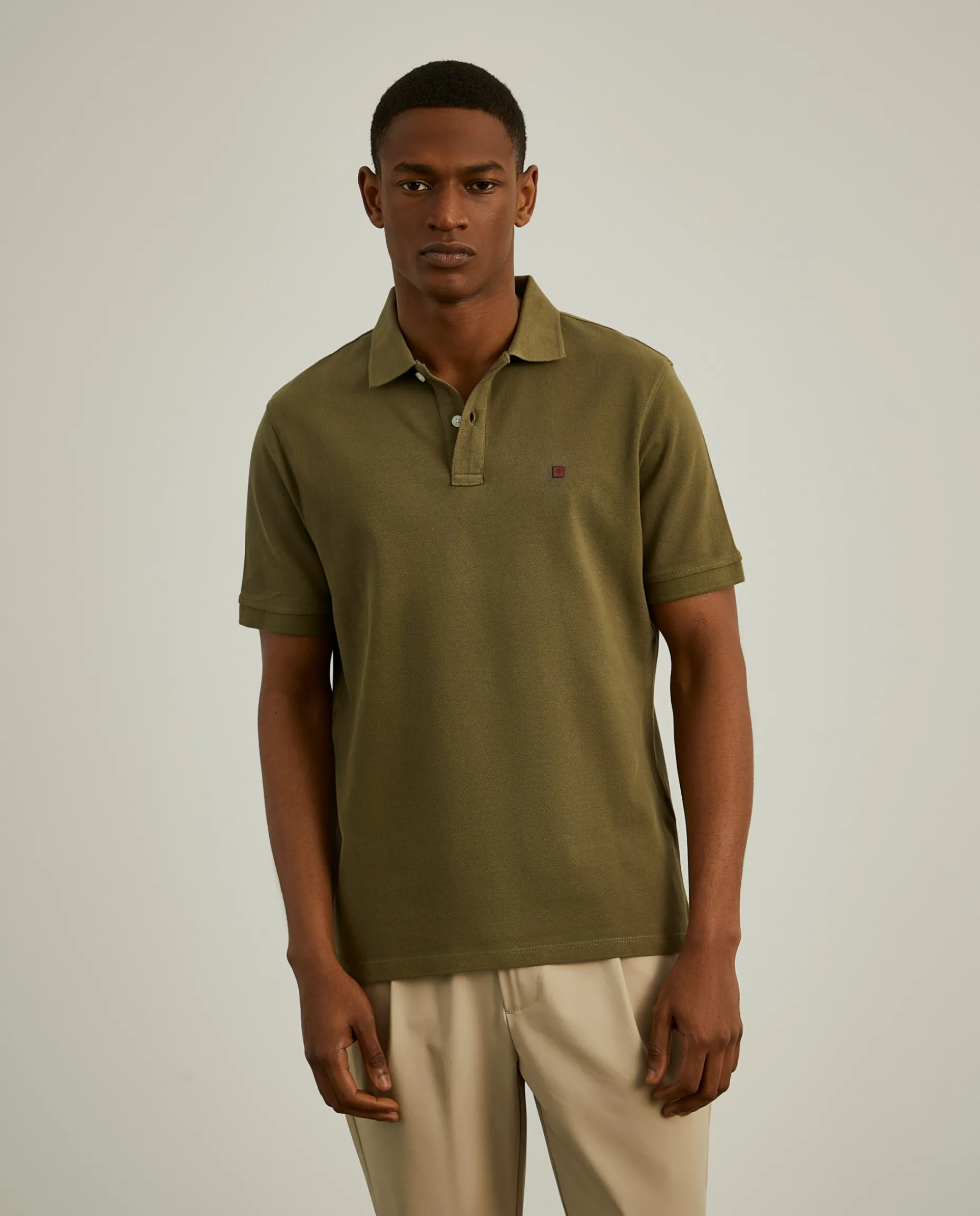 Polo piqué regular fit|LION OF PORCHES Cheap