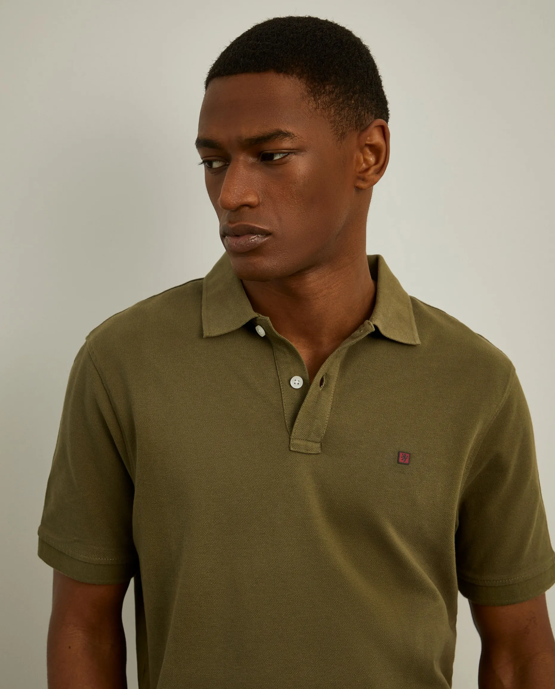 Polo piqué regular fit|LION OF PORCHES Cheap