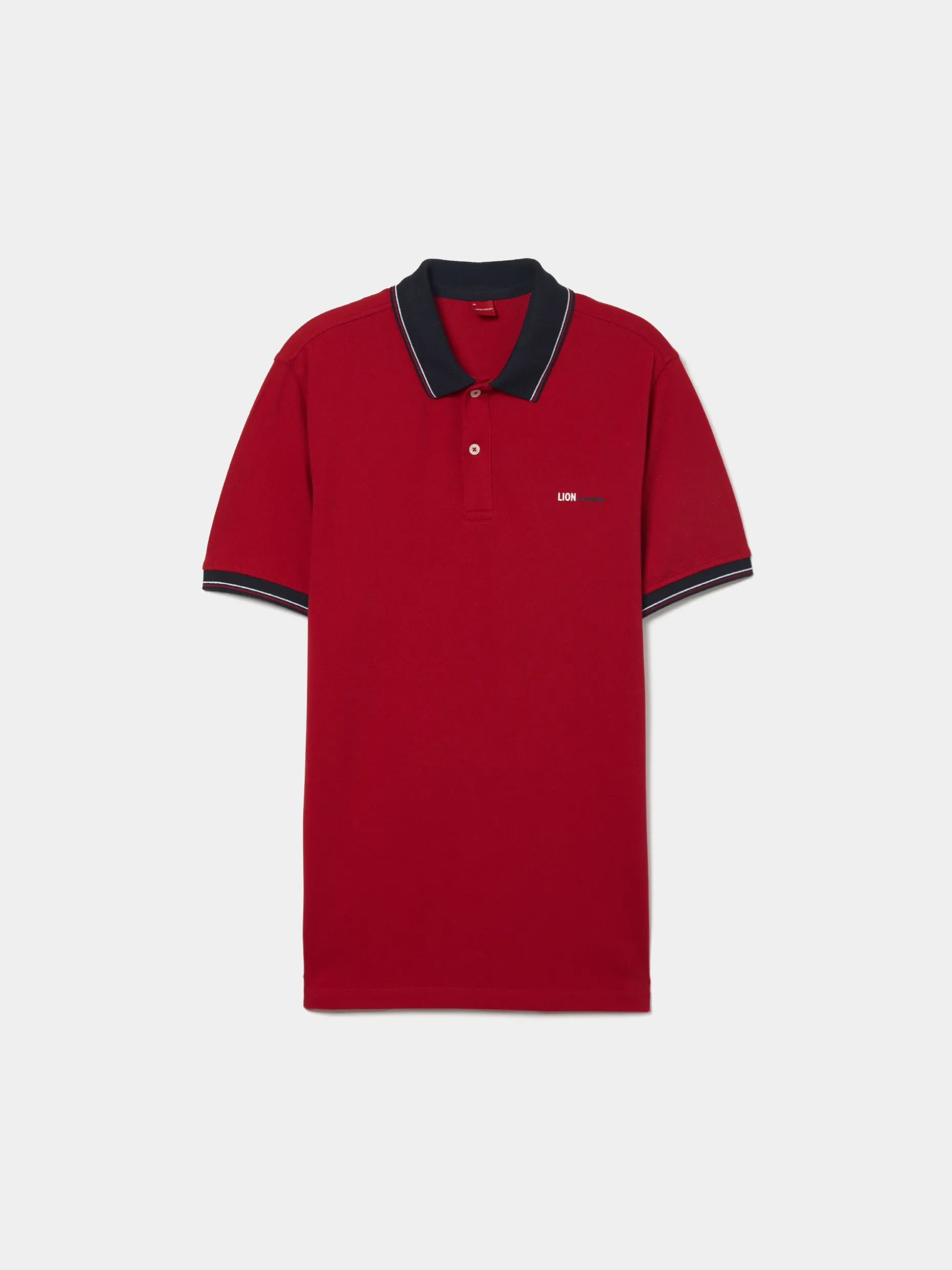 Polo piqué regular fit|LION OF PORCHES Hot