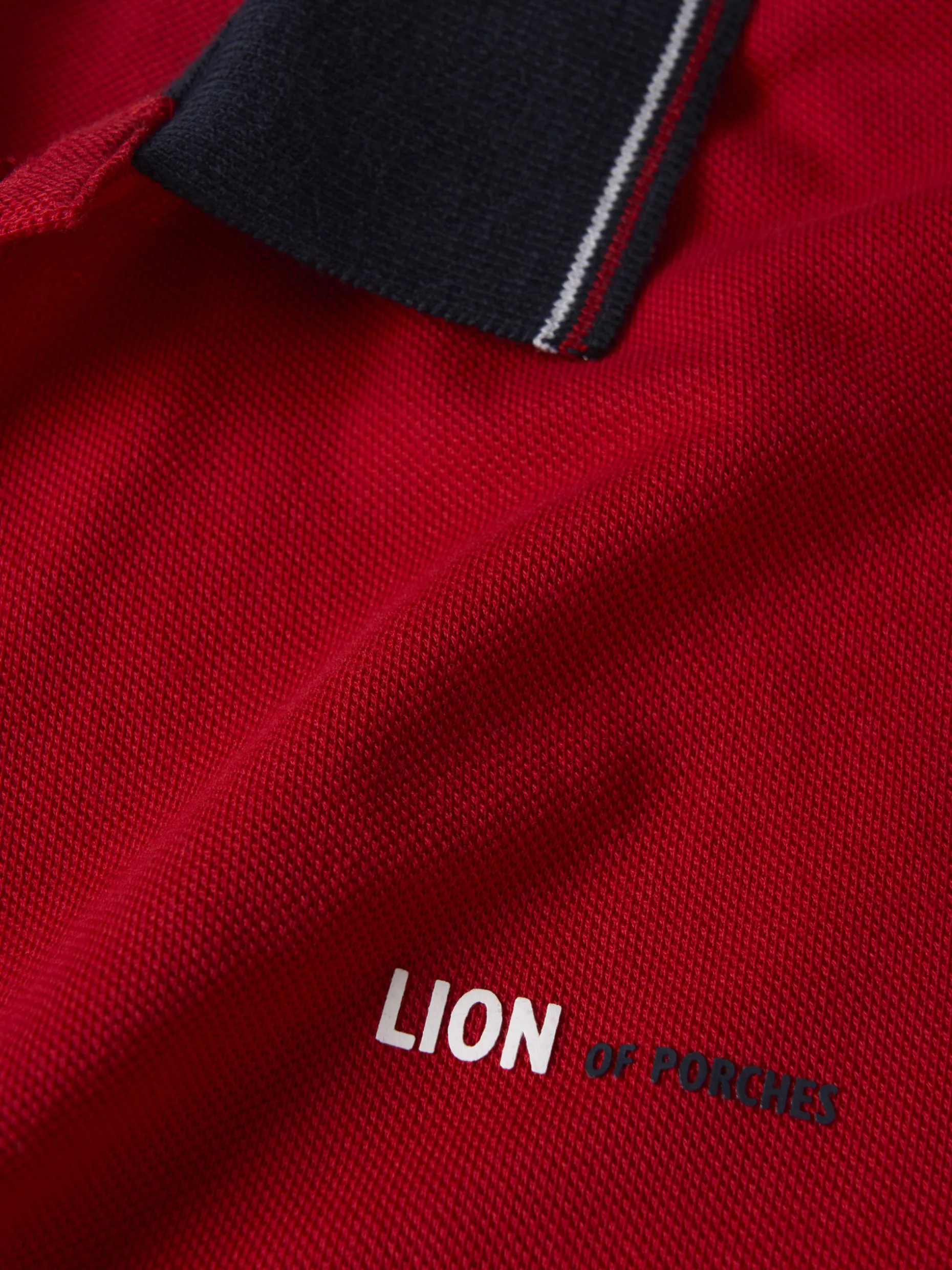 Polo piqué regular fit|LION OF PORCHES Hot