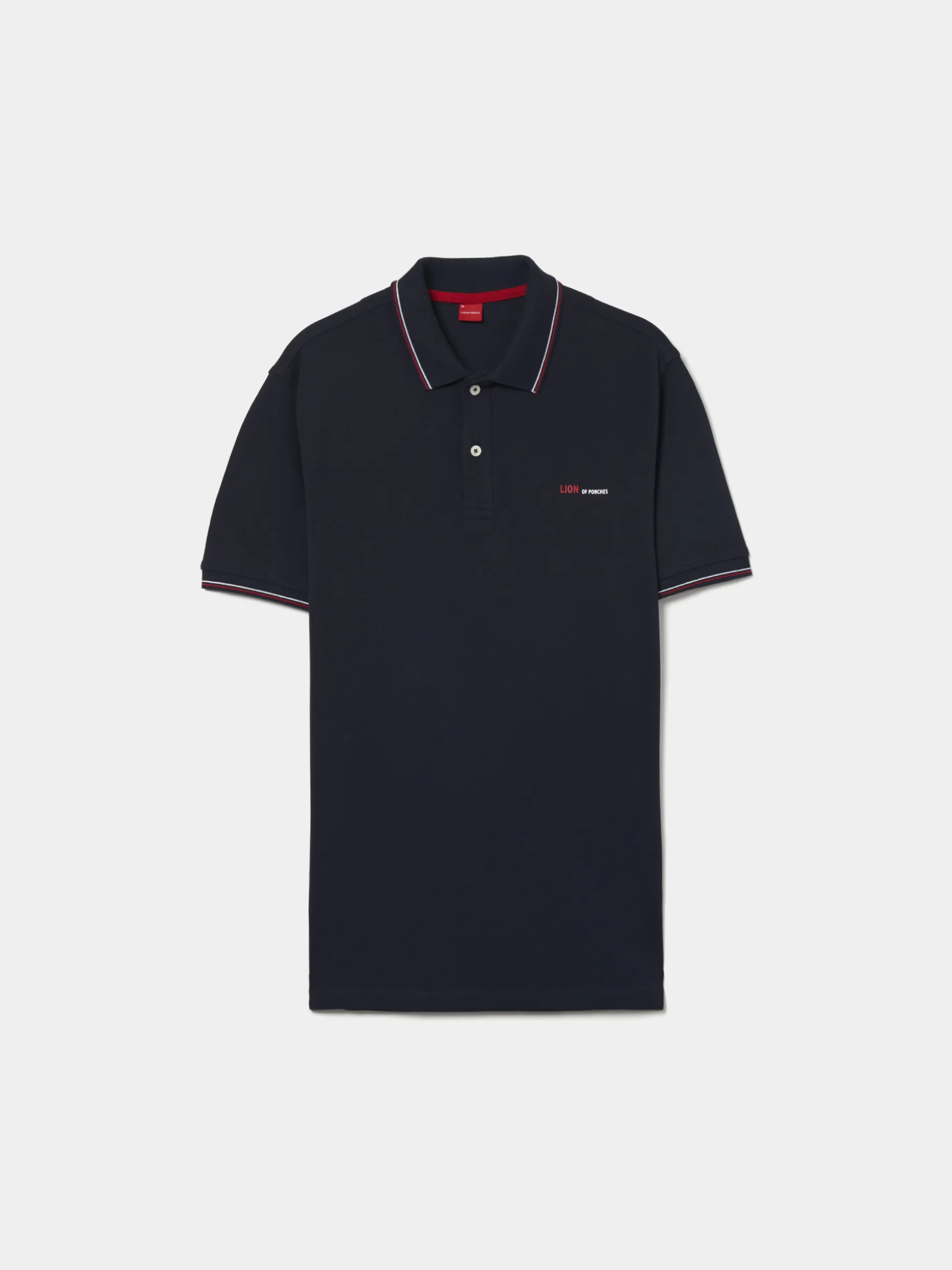 Polo piqué regular fit|LION OF PORCHES Hot