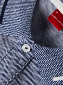 Polo piqué regular fit com riscas|LION OF PORCHES Online