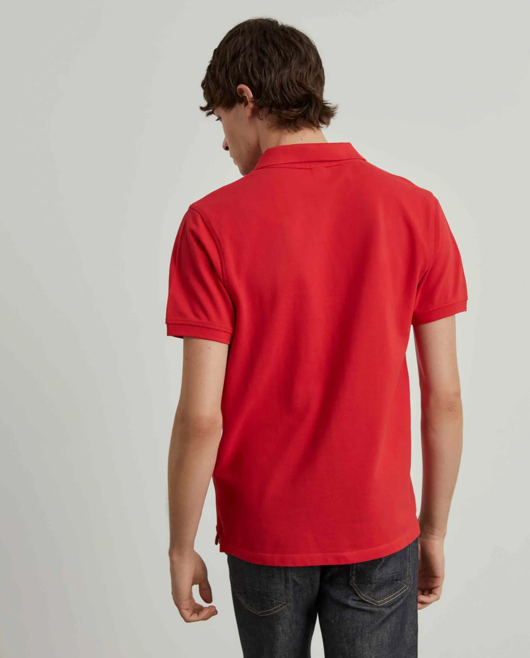 Polo piqué regular fit em algodão|LION OF PORCHES Online