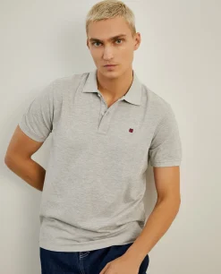 Polo piqué regular fit em algodão|LION OF PORCHES Discount