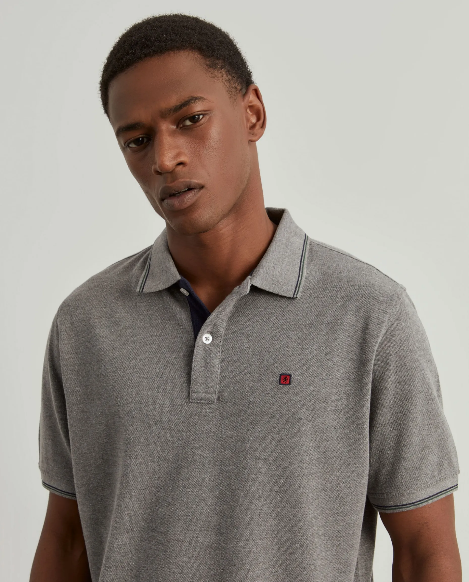 Polo piqué regular fit em algodão|LION OF PORCHES Best