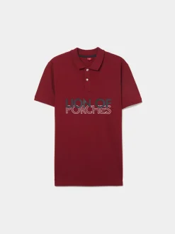 Polo piqué slim fit|LION OF PORCHES Sale