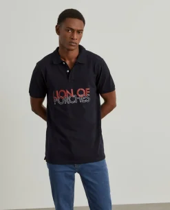 Polo piqué slim fit|LION OF PORCHES New