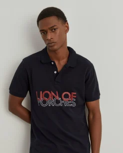 Polo piqué slim fit|LION OF PORCHES New