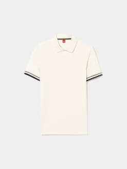 Polo piqué slim fit com riscas|LION OF PORCHES Shop