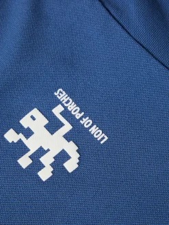 Polo piqué slim fit em algodão|LION OF PORCHES Discount
