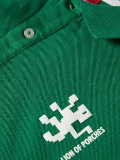 Polo piqué slim fit em algodão|LION OF PORCHES Hot