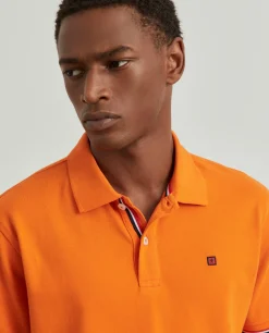 Polo piqué slim fit em algodão|LION OF PORCHES Clearance