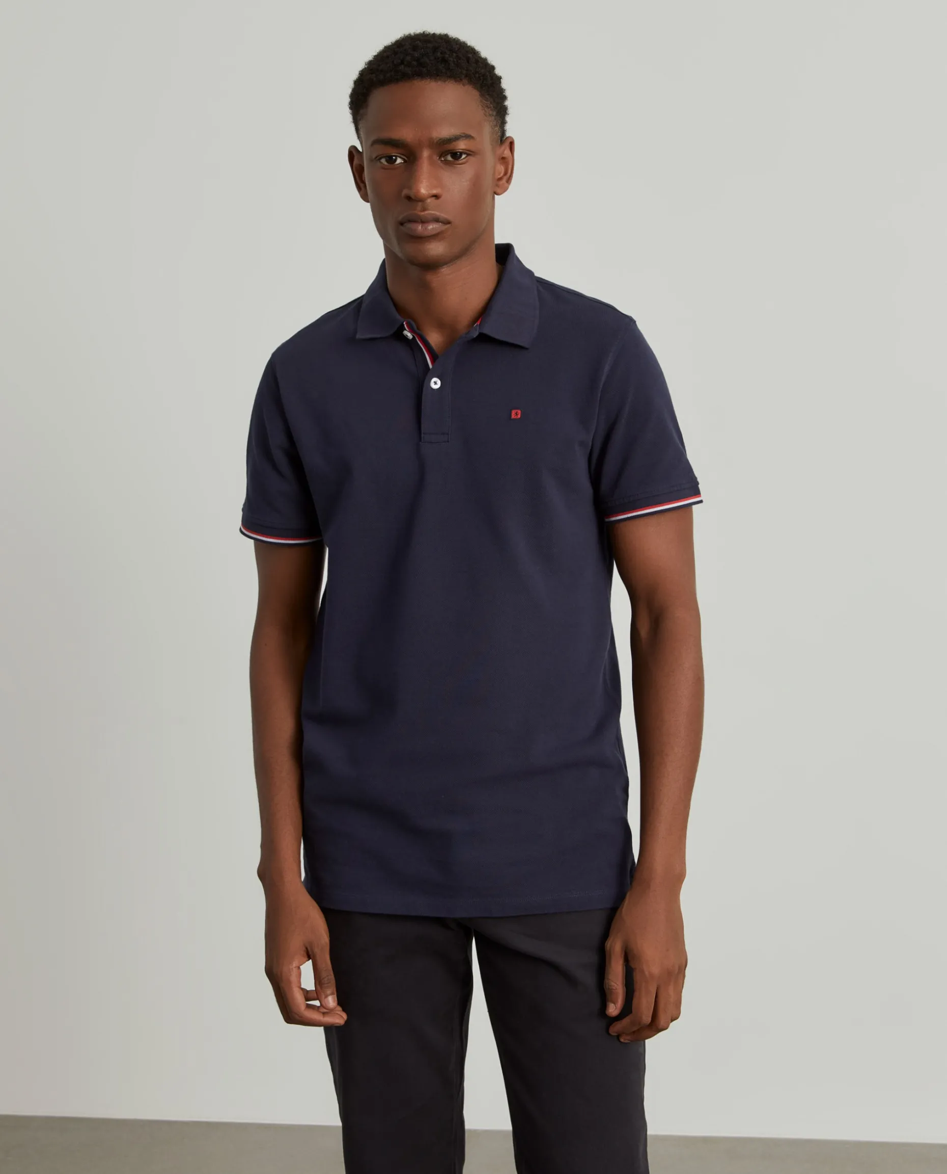Polo piqué slim fit em algodão|LION OF PORCHES Shop