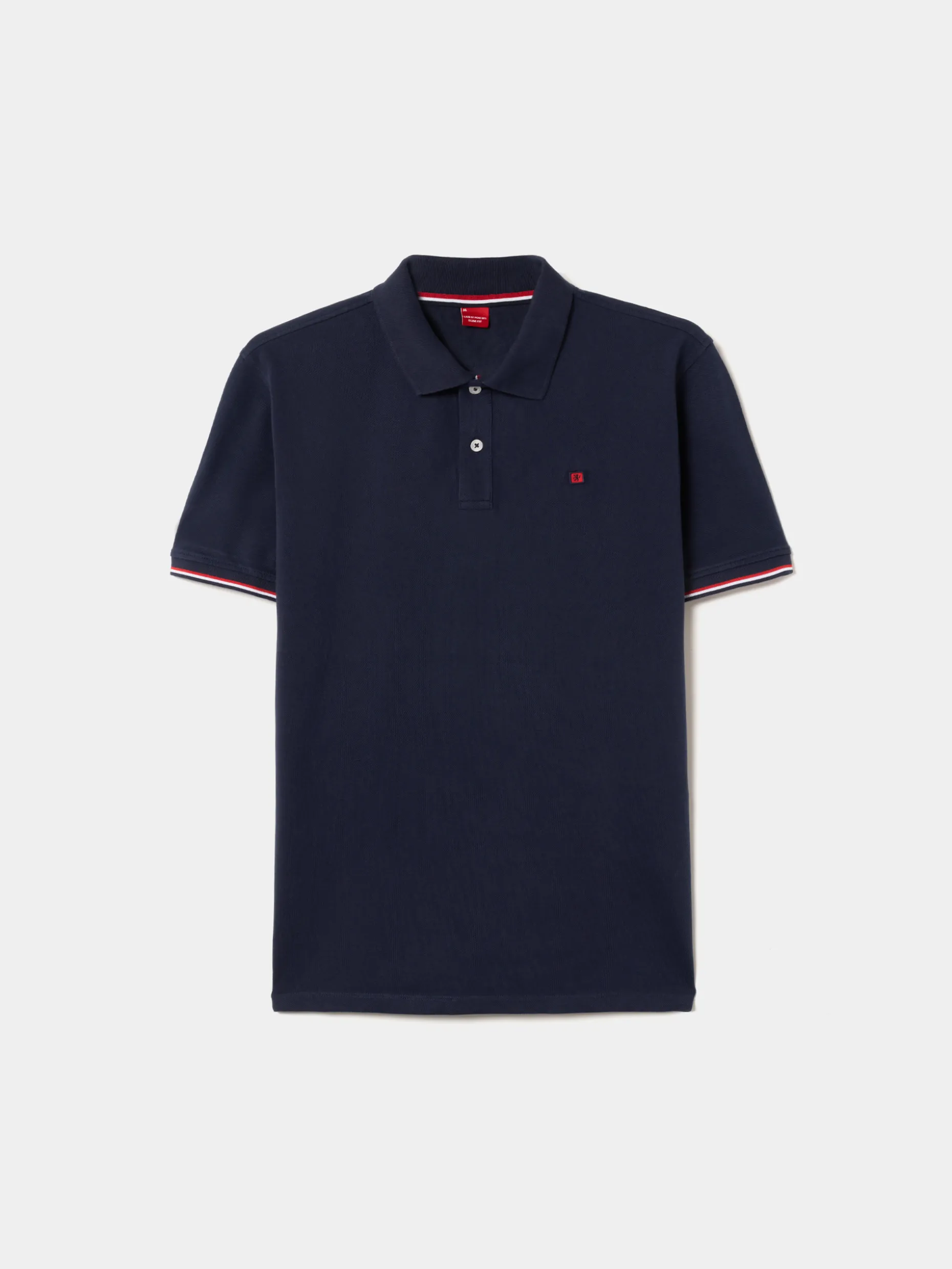Polo piqué slim fit em algodão|LION OF PORCHES Shop